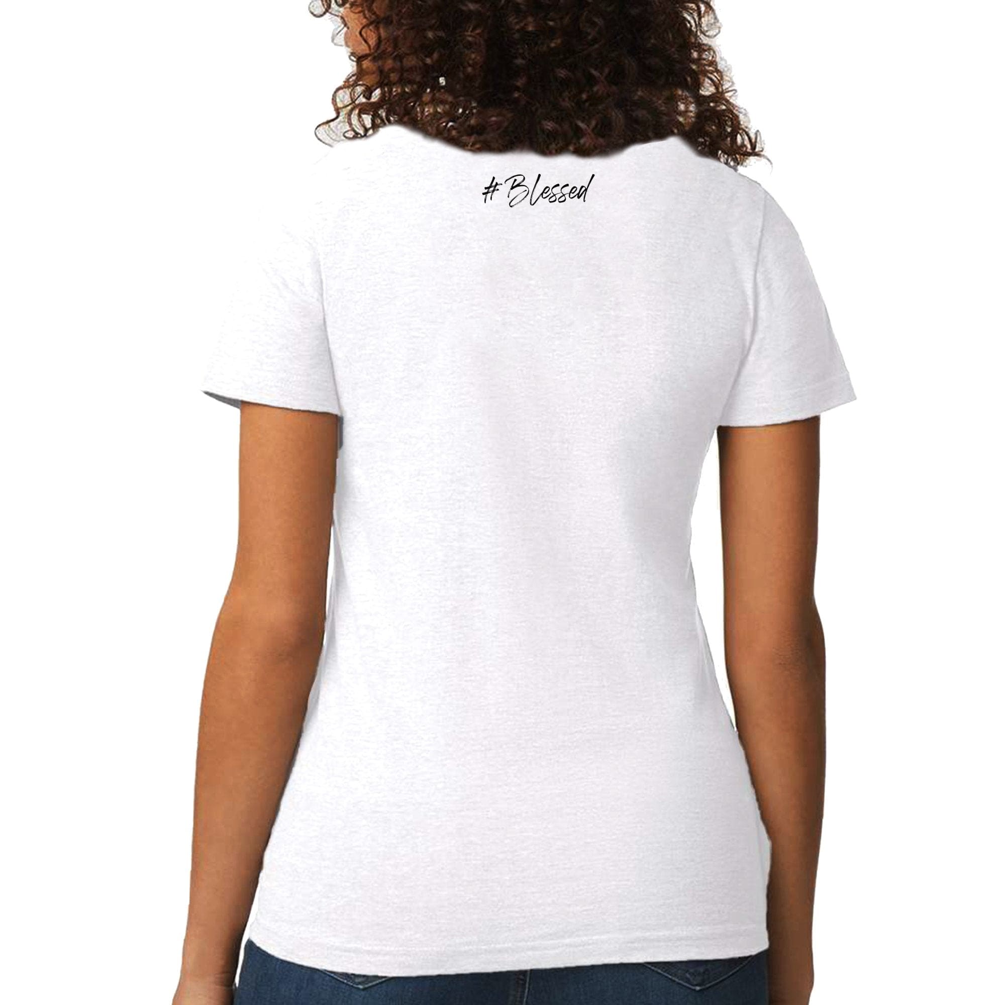 Womens Graphic T-shirt - #blessed