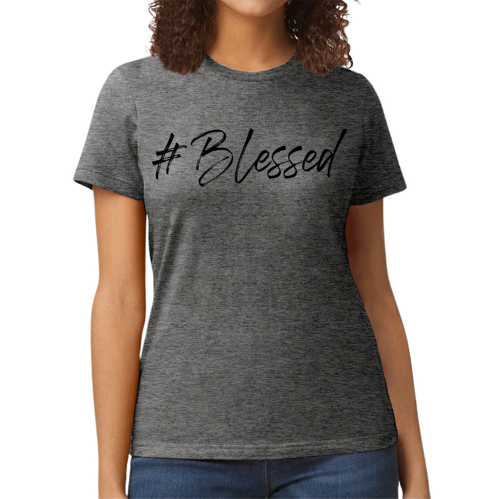 Womens Graphic T-shirt - #blessed