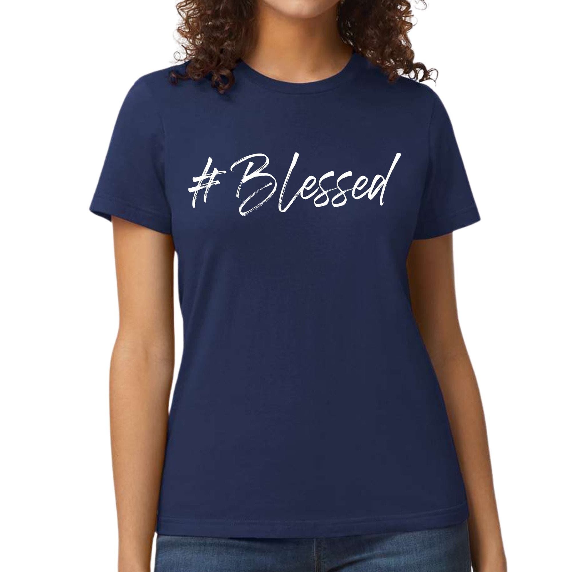 Womens Graphic T-shirt - #blessed