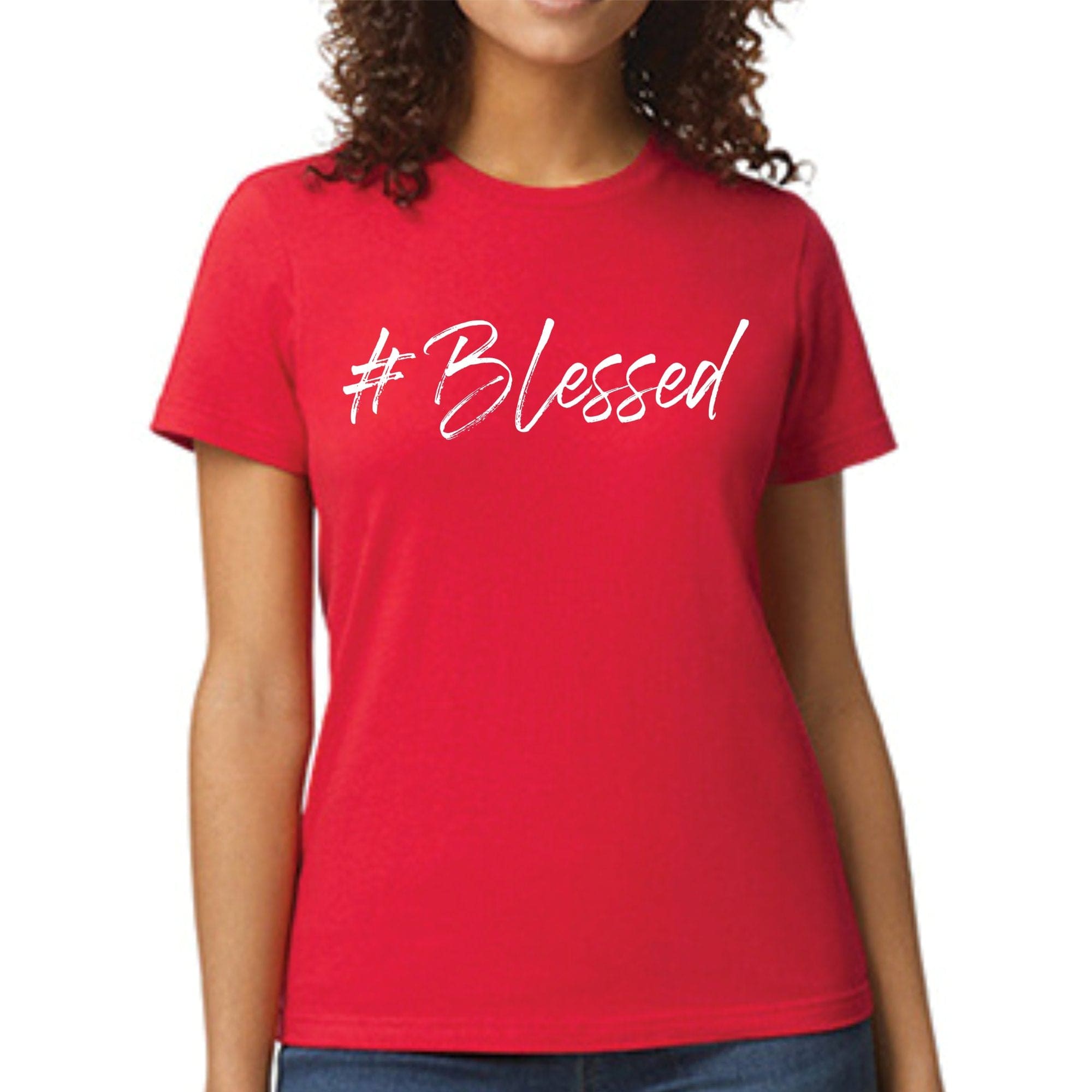 Womens Graphic T-shirt - #blessed