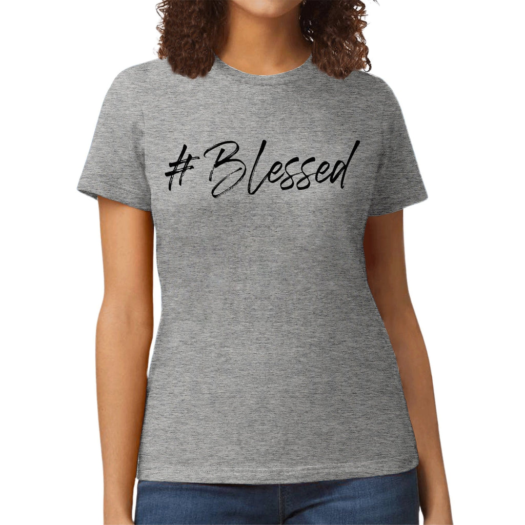 Womens Graphic T-shirt - #blessed