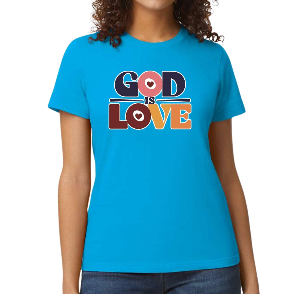 Womens Graphic T-shirt - God is Love