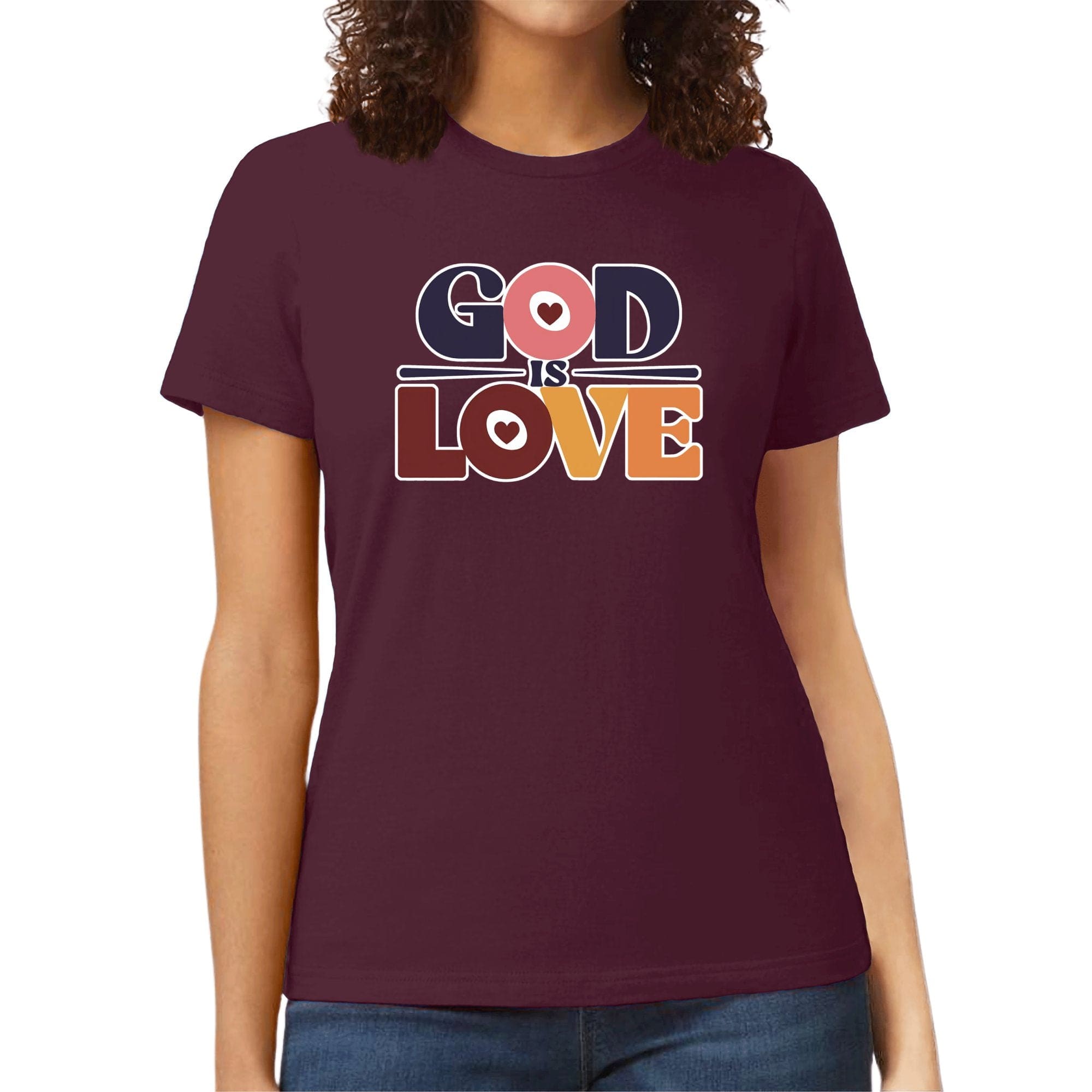 Womens Graphic T-shirt - God is Love