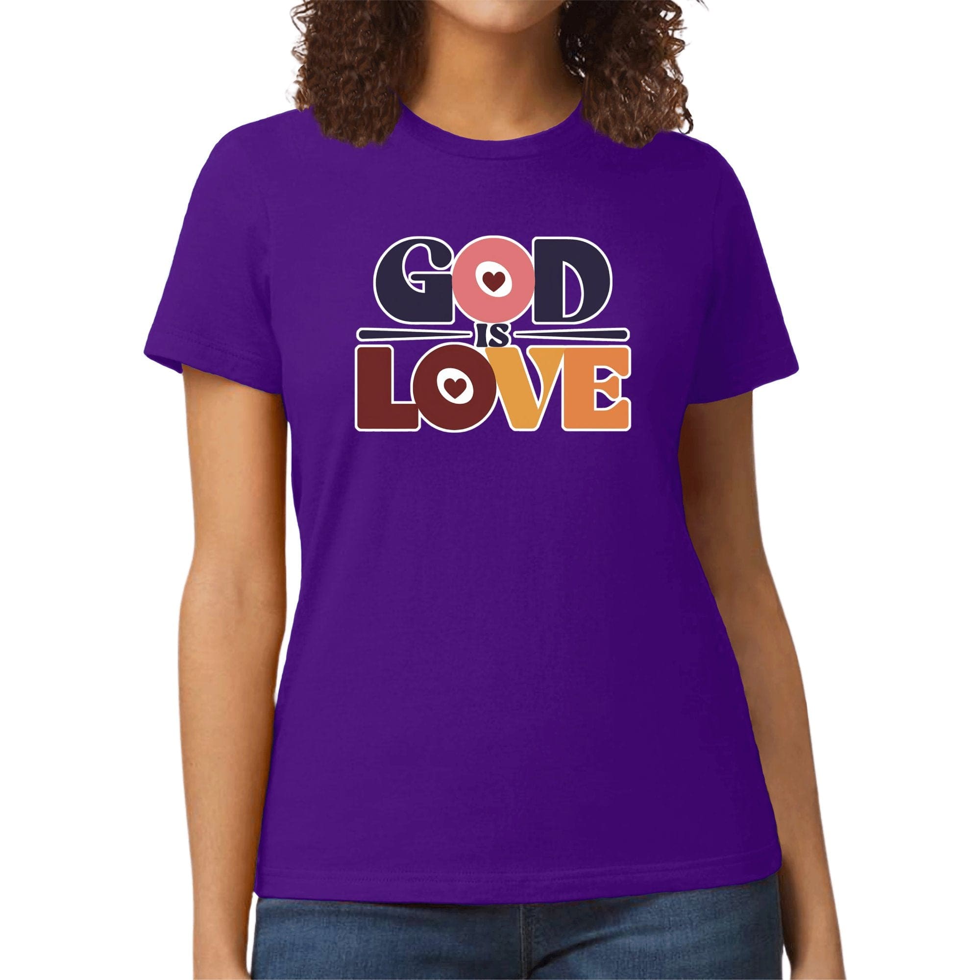 Womens Graphic T-shirt - God is Love