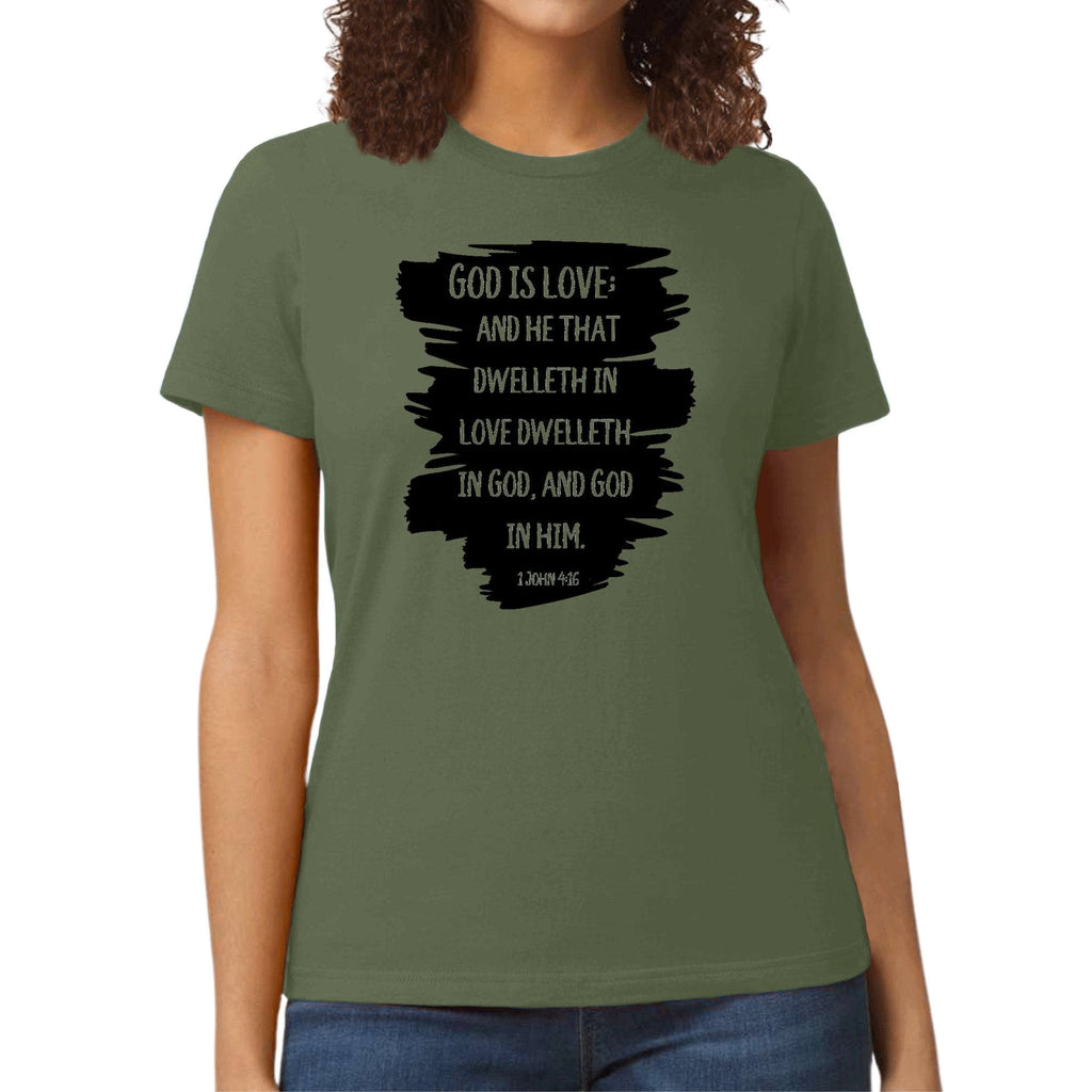 Womens Graphic T-shirt - God is Love