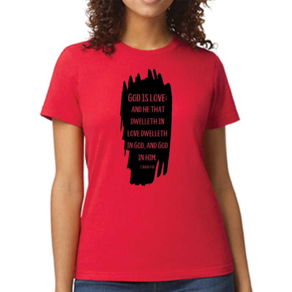Womens Graphic T-shirt - God is Love