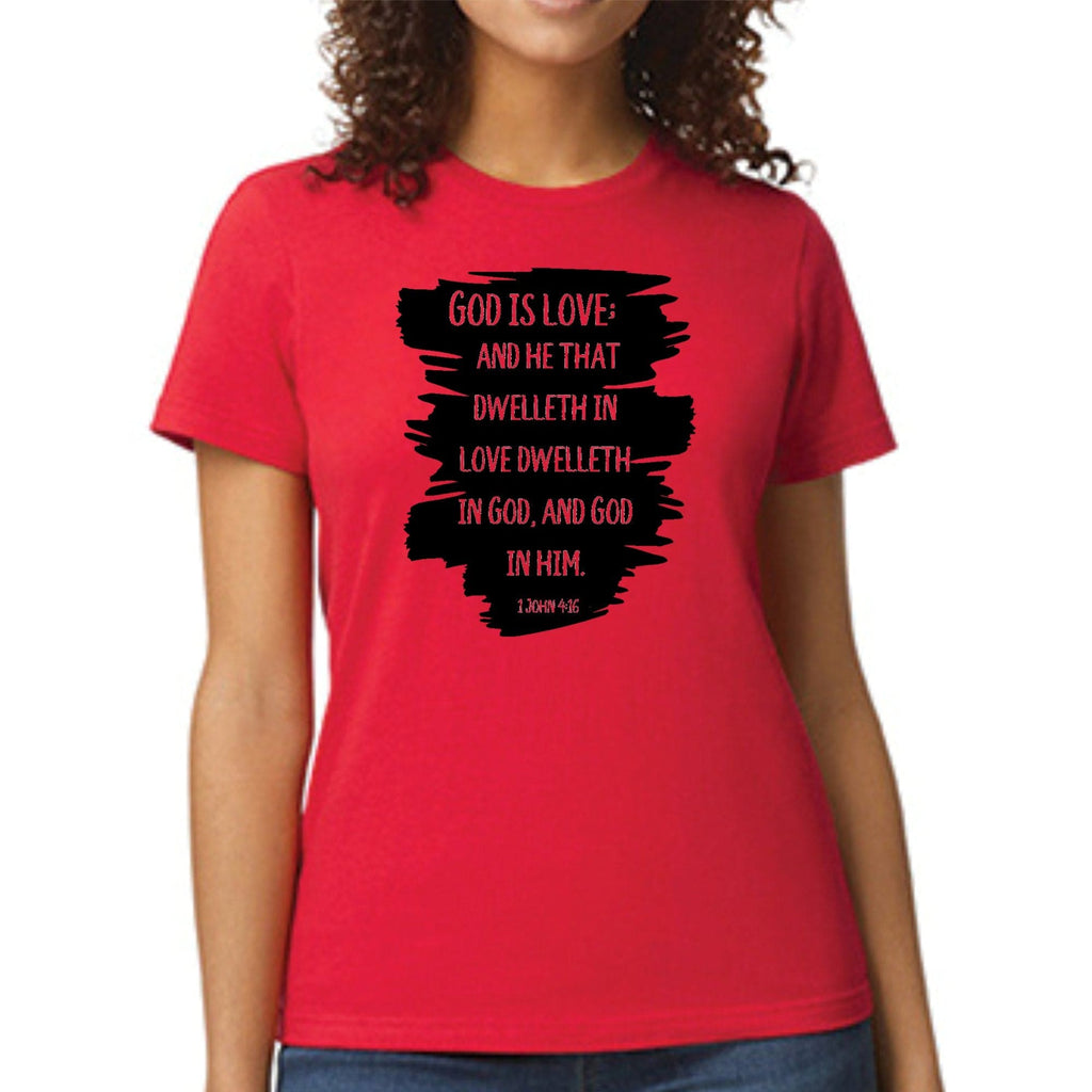 Womens Graphic T-shirt - God is Love