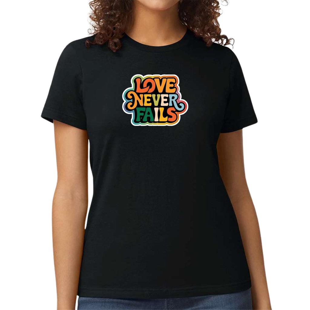 Womens Graphic T-shirt - Love Never Fails
