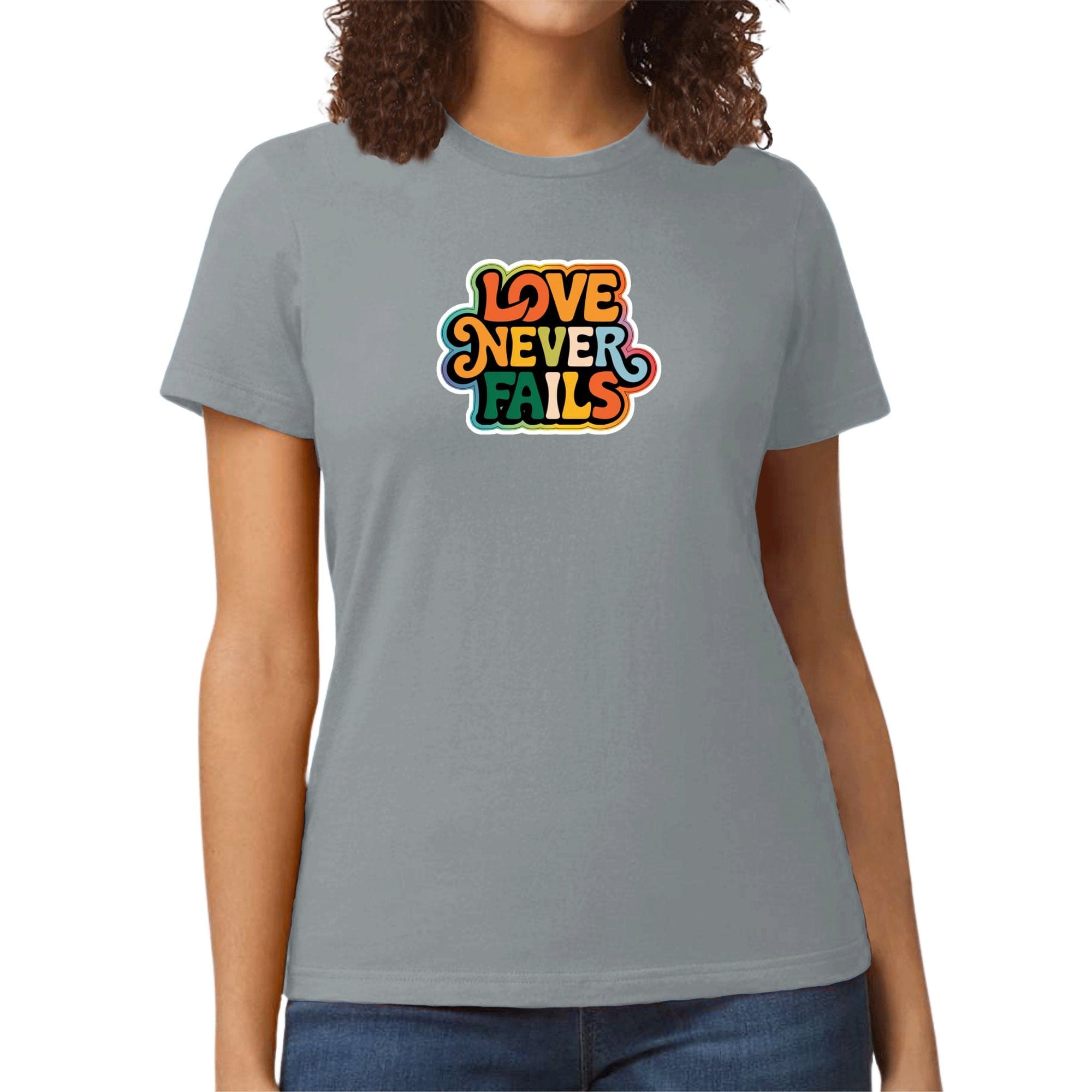 Womens Graphic T-shirt - Love Never Fails