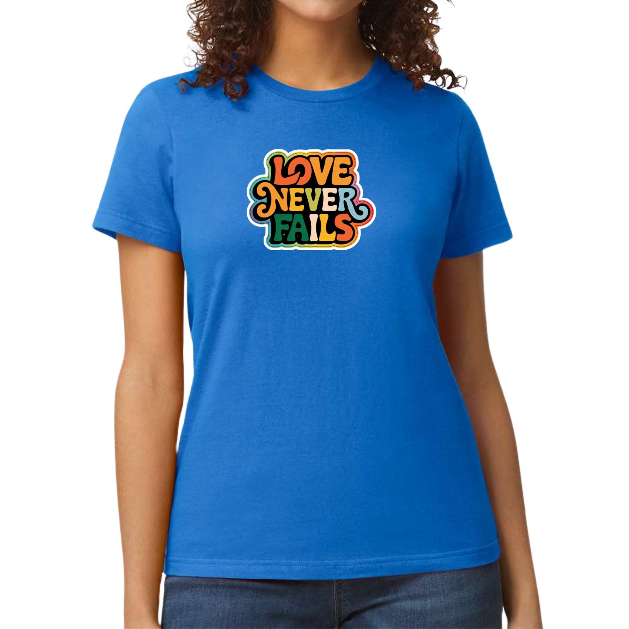 Womens Graphic T-shirt - Love Never Fails