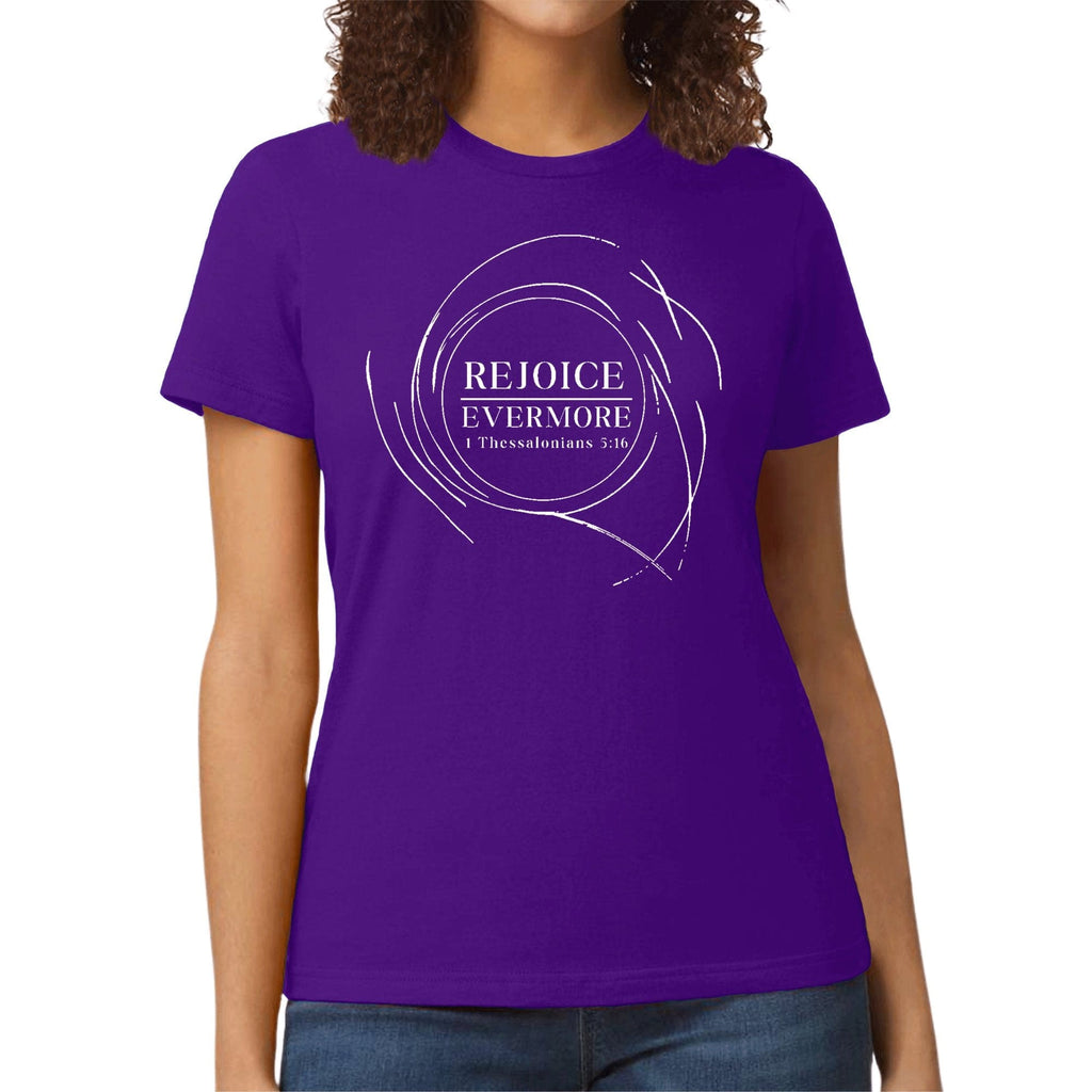 Womens Graphic T-shirt - Rejoice Evermore