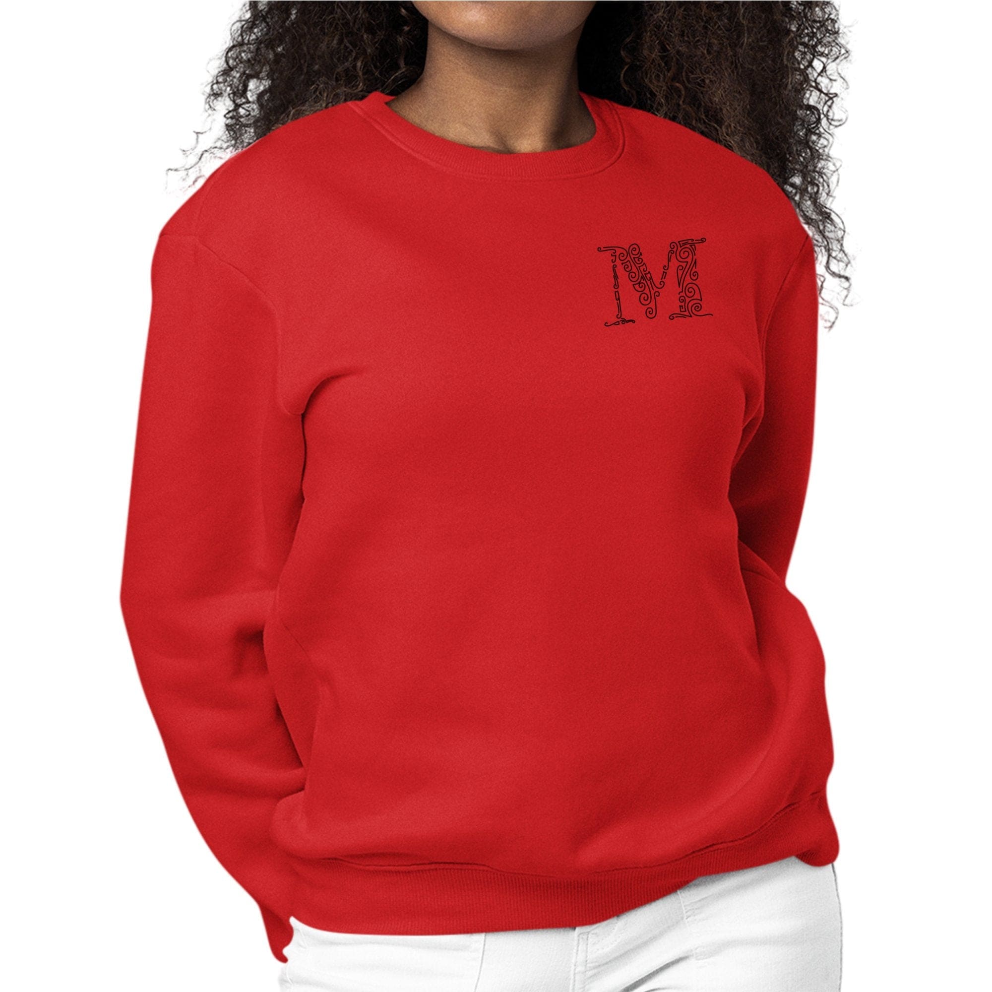 Womens Monogram Sweatshirt - m Initial