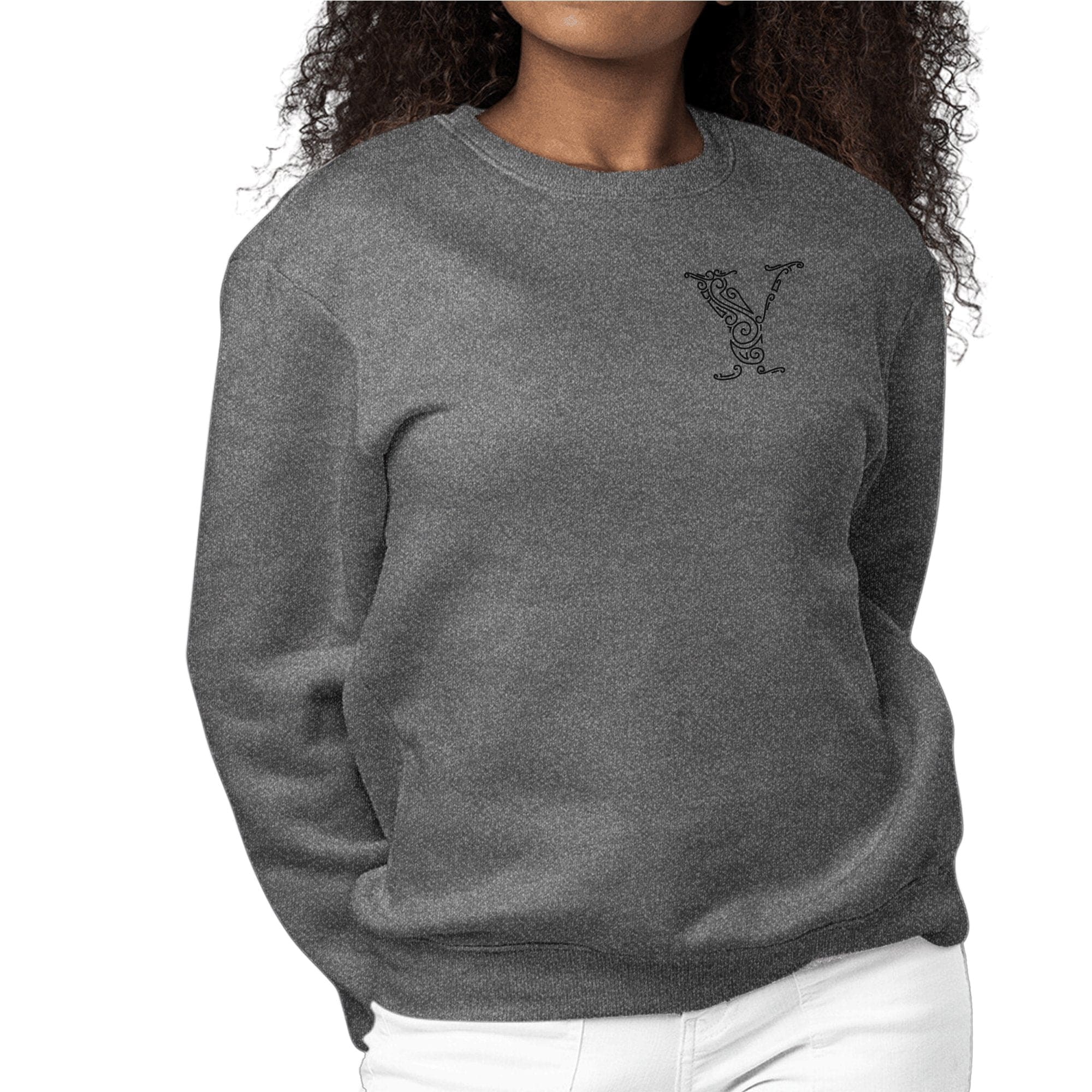 Womens Monogram Sweatshirt - y Initial