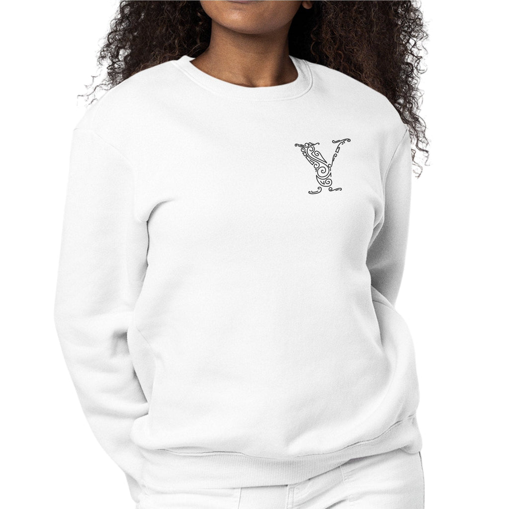 Womens Monogram Sweatshirt - y Initial
