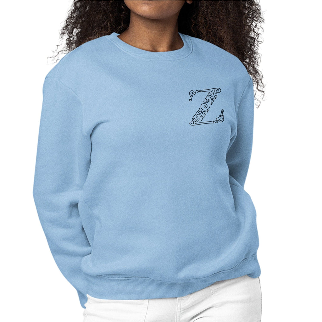 Womens Monogram Sweatshirt - z Initial