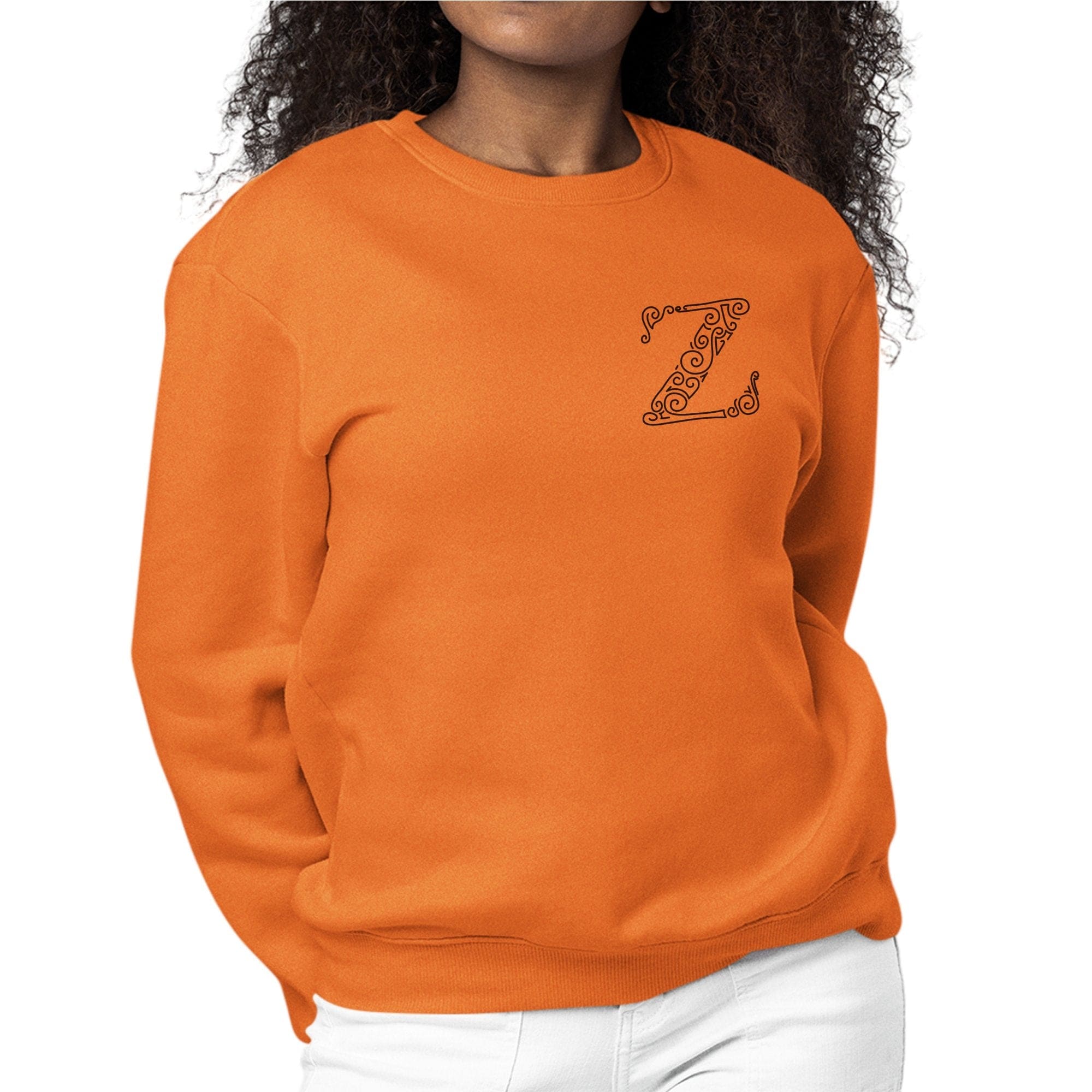 Womens Monogram Sweatshirt - z Initial