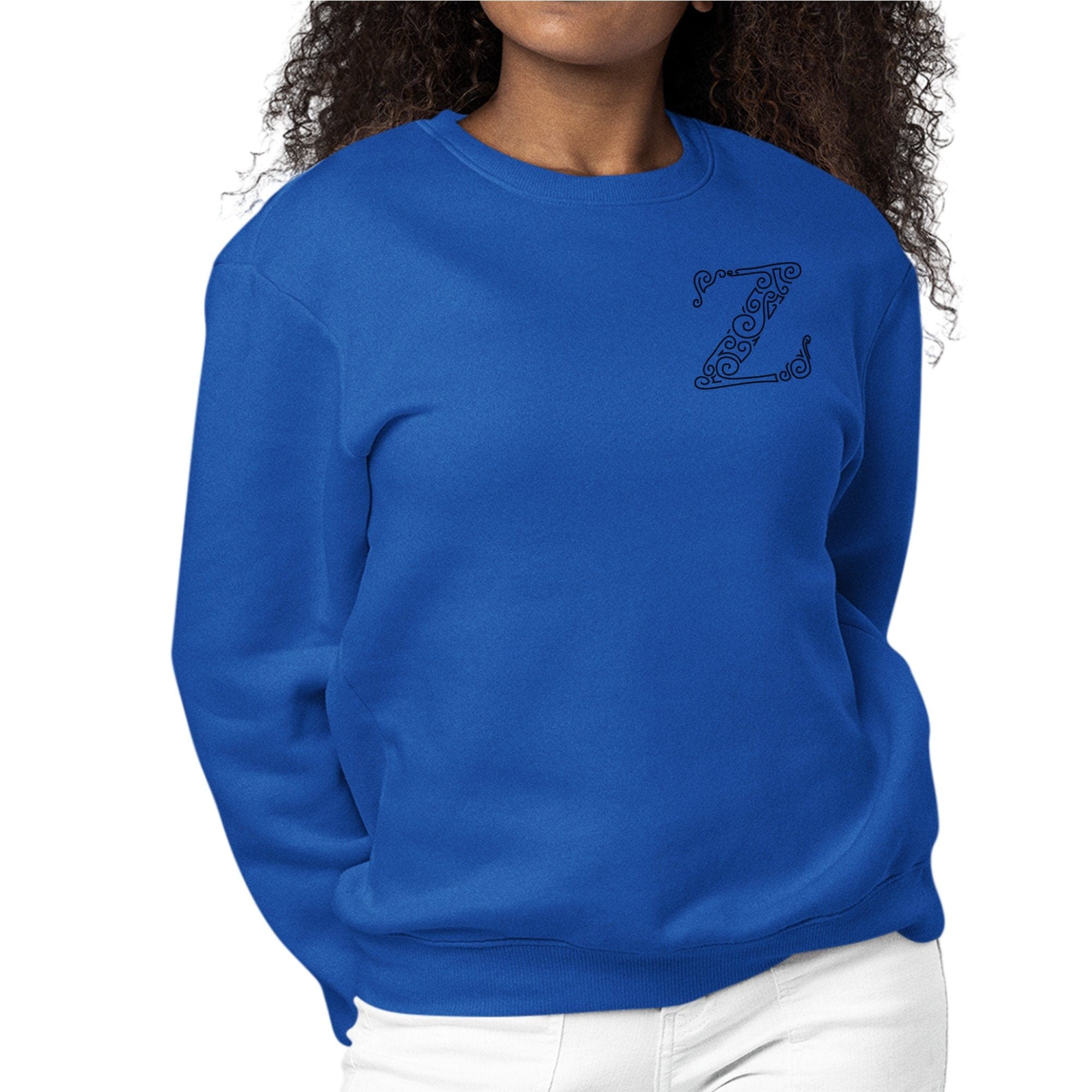 Womens Monogram Sweatshirt - z Initial