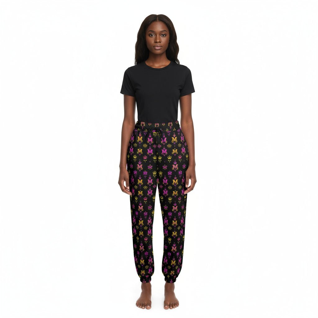 Women's Leggings MUNSIEUR All-Over Print Knitted Fleece "Barbie"