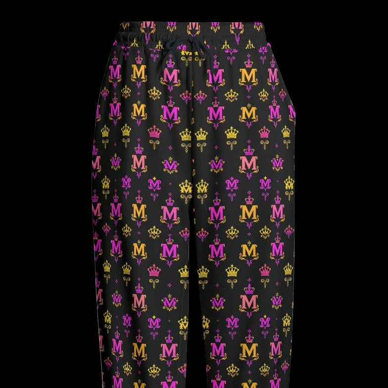 Women's Leggings MUNSIEUR All-Over Print Knitted Fleece "Barbie"