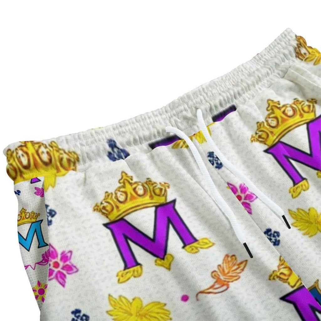 Women's Leggings MUNSIEUR All-Over Print Knitted Fleece "Beauty Rest"