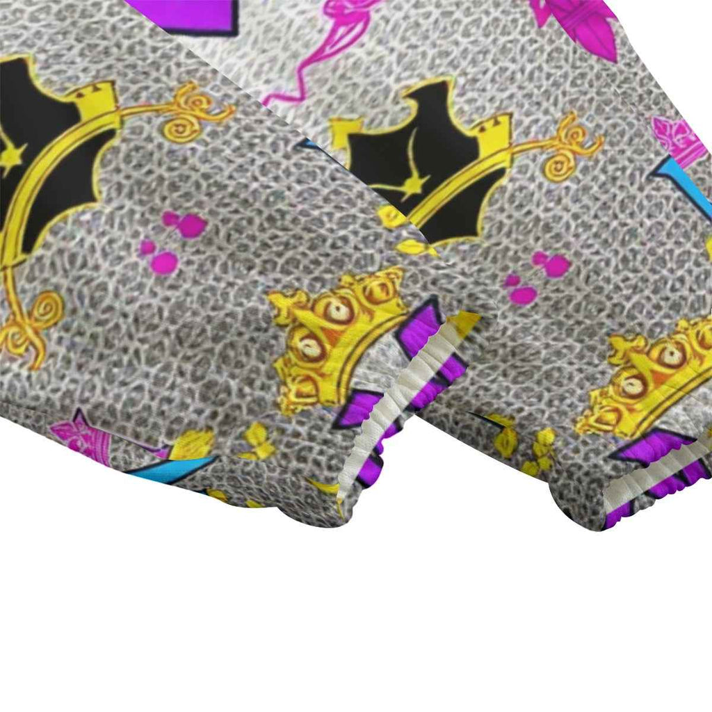 Women's Leggings MUNSIEUR All-Over Print Knitted Fleece "Beauty Rest"