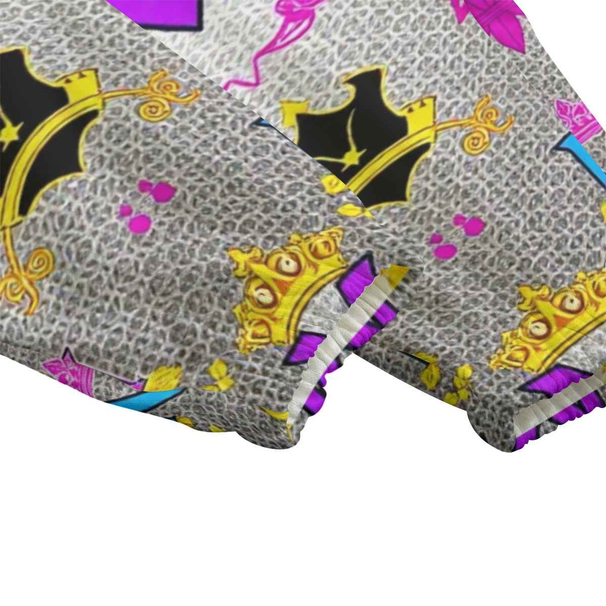 Women's Leggings MUNSIEUR All-Over Print Knitted Fleece "Beauty Rest"