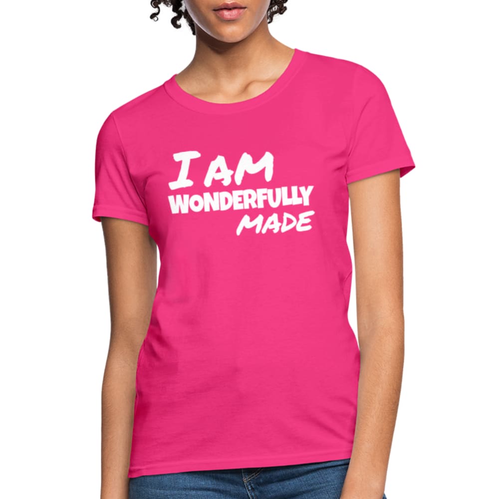 Womens T-shirt - i am Wonderfully Made Tee