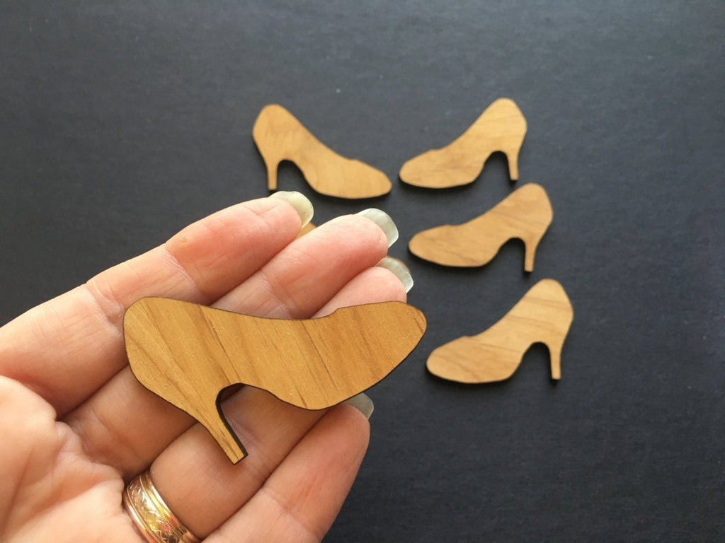 Wood Shape Cutouts for Drop Box Guestbooks