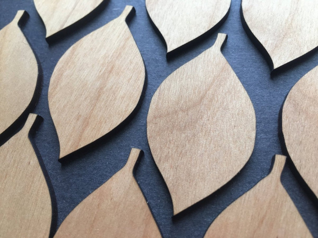 Wood Shape Cutouts for Drop Box Guestbooks