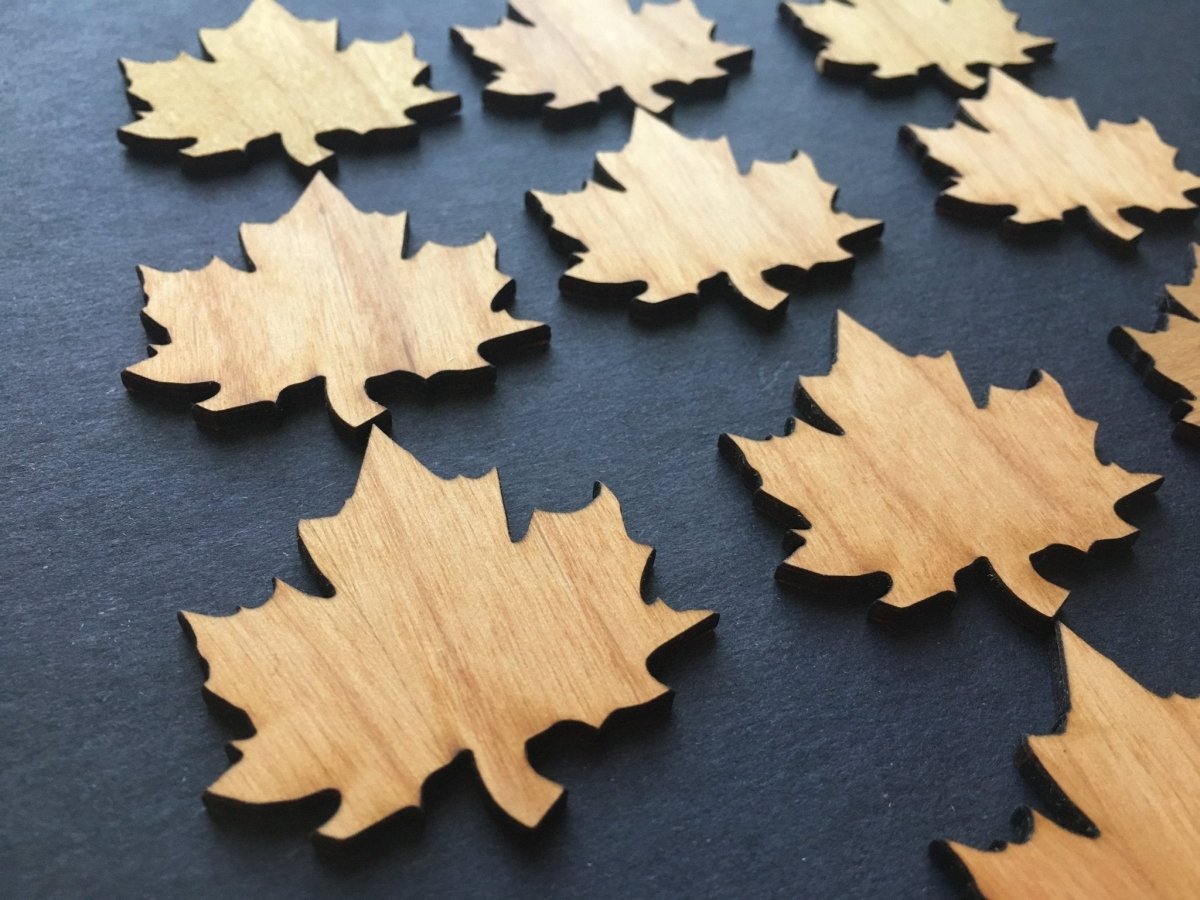 Wood Shape Cutouts for Drop Box Guestbooks