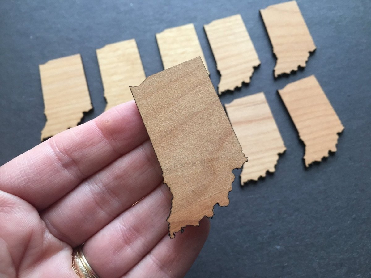 Wood Shape Cutouts for Drop Box Guestbooks