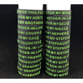 Green & Black I Wear This For My  Wristband