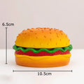 Yellow and green cartoon burger ashtray for office table desk decor