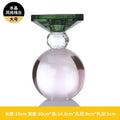 Yellow and pink crystal candle holder dining room centerpiece