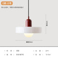 Yellow & olive green nordic canteen chandelier kitchen pendant light