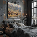 Yellowstone Heritage: Majestic Bison Herd in Lamar Valley Oil Painting