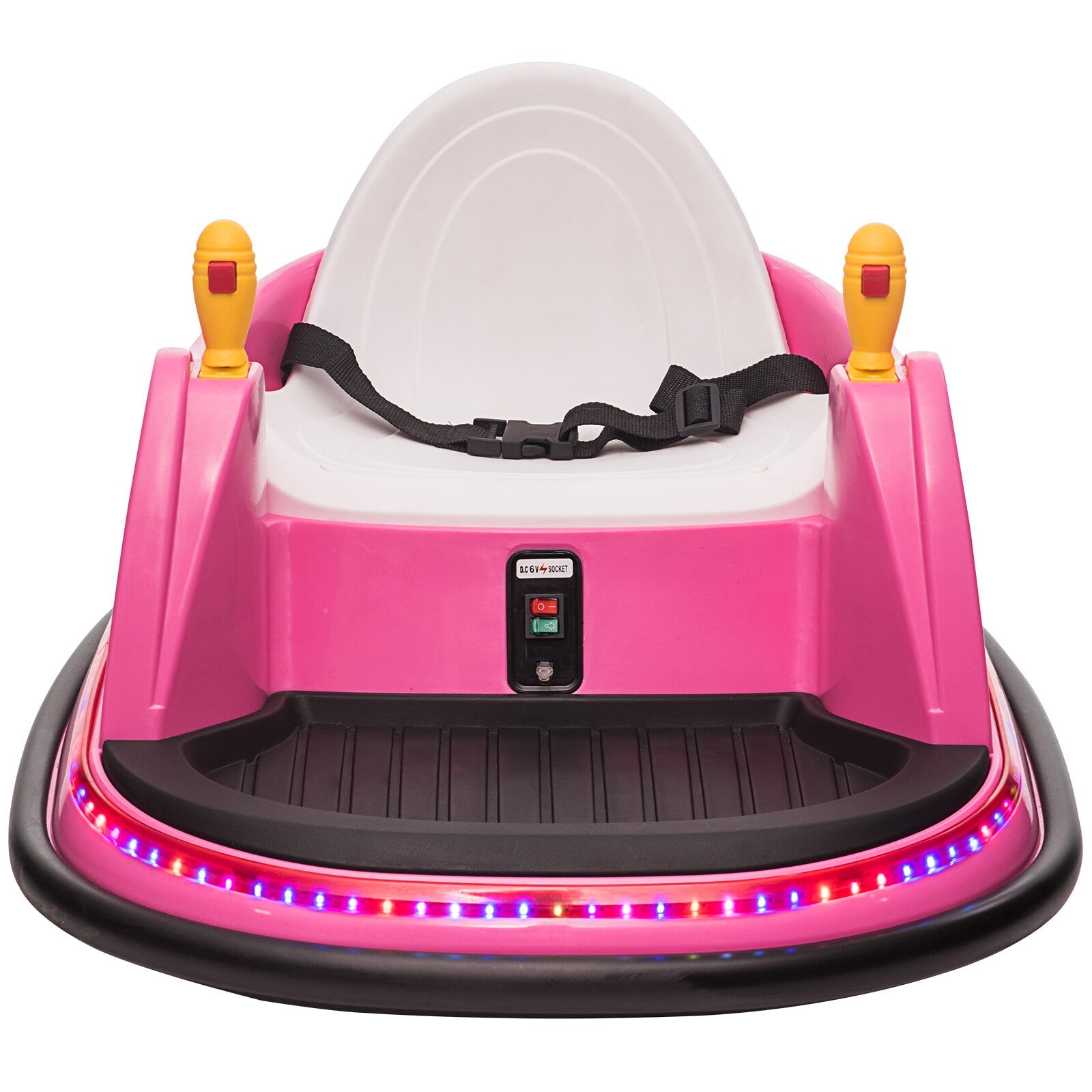 12V Electric Ride-On Bumper Car for Toddlers with 360 Degree Spin and Remote Control
