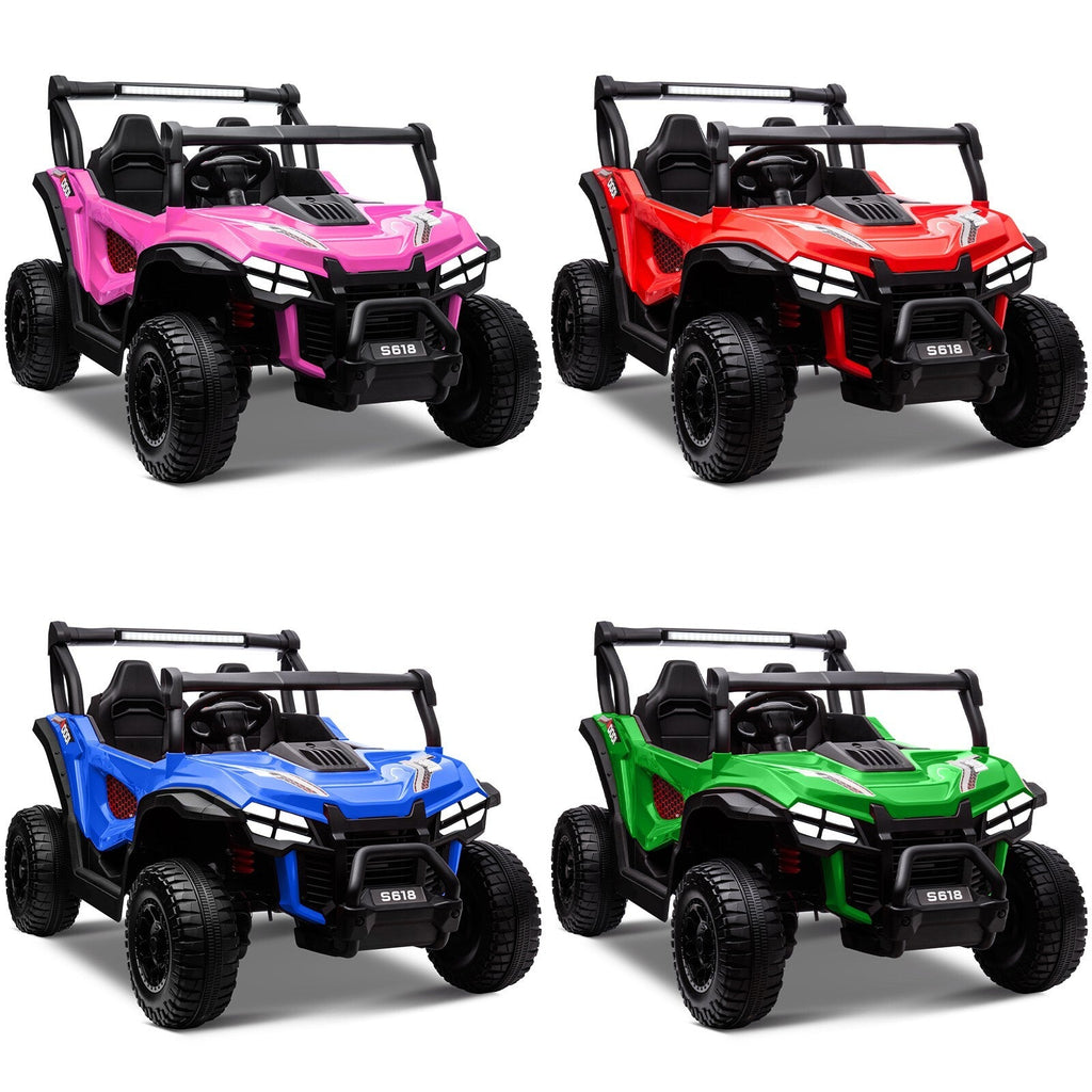 24V Electric Kids 2-Seater Ride-On UTV Truck with 4x80W Motors and Remote Control