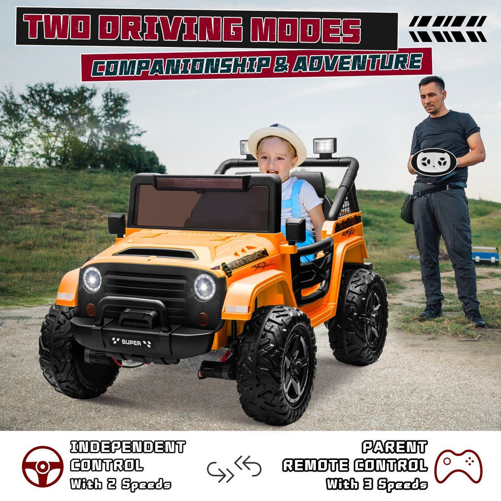 Kids Electric Ride-On Truck 24V 9AH Battery 4WD/2WD Multi-Color Power Car