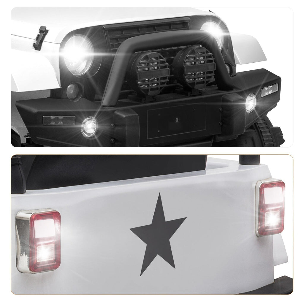 Kids 12V Electric Ride-On Truck with Remote Control and Built-in Music