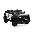 Zimtown Kids Police Electric Car with Double Drive and 12V Battery Motor